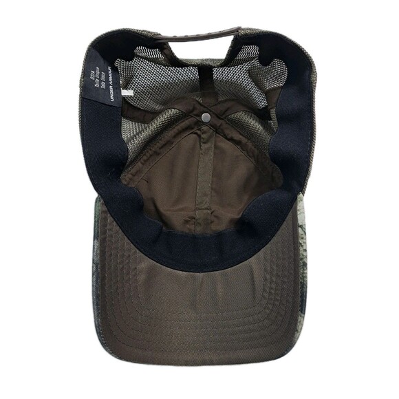 Under Armour Camo Green Trucker Logo Hat Cap Snapback Mesh Fishing Hunting Mossy - Picture 5 of 6